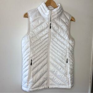 Boulder Gear Women’s White Puffer Vest MED Winter Warm Outdoor Jacket NEW No Tag